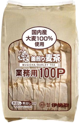 伊勢惣 釜煎り麦茶業務用の画像