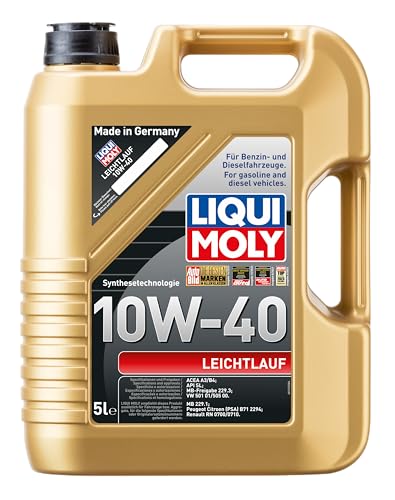 (-38%) LIQUI MOLY Leichtlauf 10W-40, 5 L, Synthesetechnologie Motoröl, Art.-Nr.: 1310