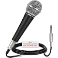 Pyle PDMIC58 Dynamic Cardioid Vocal Microphone with XLR Cable