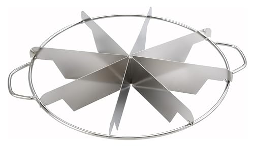Winco 8-Cut Stainless Steel Pie Cutters Medium