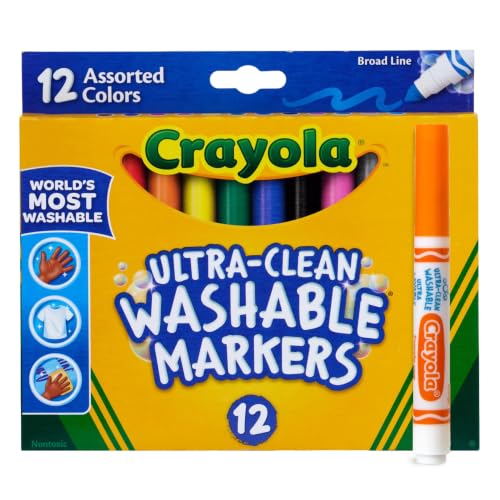 Crayola Broad Line Markers, 12 Count