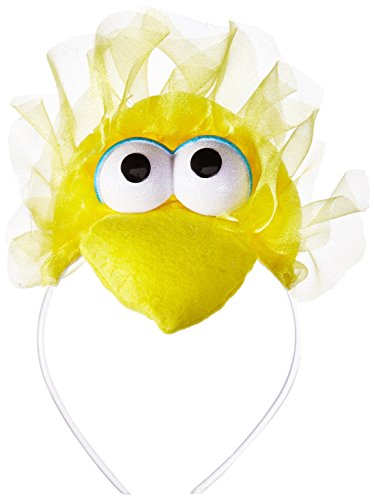 Disguise Women's One Size Sesame Street Big Bird Adult Headband Costume Accessory, Yellow