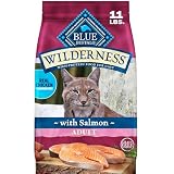 Blue Buffalo Wilderness Salmon Adult Dry Cat Food, Grain-Free, 11 lb