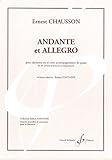 Andante Et Allegro Pour Clarinette En Si Bmol Avec Accompagnement De Piano