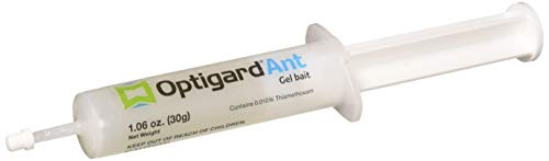 Syngenta Optigard Ant Gel Bait, 4x30g Tubes with 1 Plunger & 2 Application Tips, 0.01% Thiamethoxam Formula, Controls Most Major Ant Species, Indoor & Outdoor Use