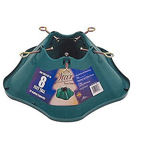JACK-POST 508-ST Christmas Tree Stand, Green Plastic, 8 Ft. Tree - Quantity 1【Patent Pending】 Musical Rotating Chri