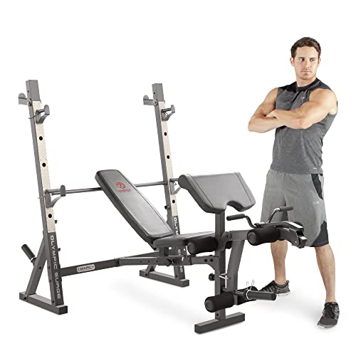 Marcy Olympic Weight Bench MD-857 Trusted Brand Target your legs, arms, back
