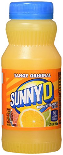 Sunny Delight Tangy Original Orange Flavored Citrus Punch, 6.75 oz., 24/Pack (01286)