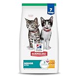Hill's Science Diet Kitten Indoor Dry Cat Food, Chicken, 7 lb. Bag