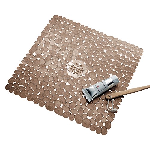 iDesign Pebblz Plastic Shower Mat