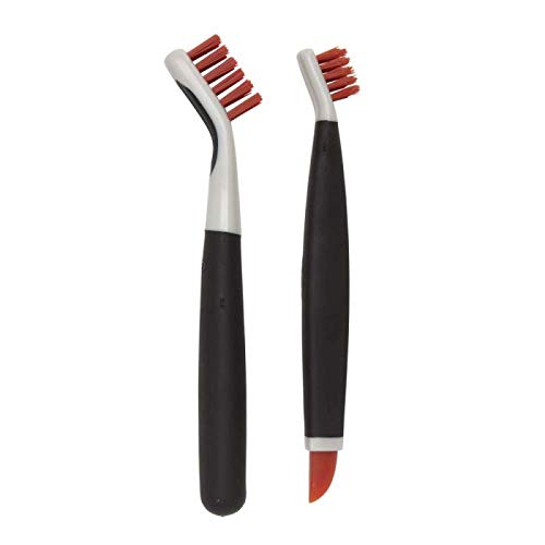 OXO Good Grips Deep Clean Brush SetSetSail Dish Brush Set of 3 with Bottle Brush, Dish Scrub Brush with Long Handle Dee