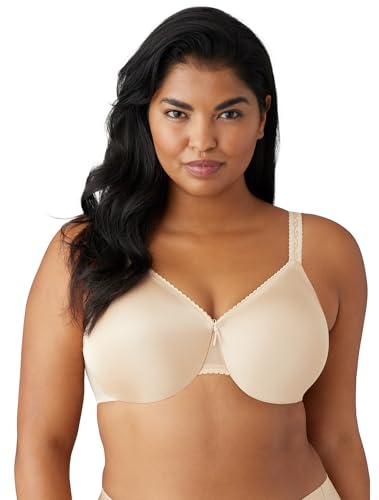 Wacoal Women's Simple Shaping Unlined Full Coverage Minimizer Bra, 857109, Naturally Nude, 36DD