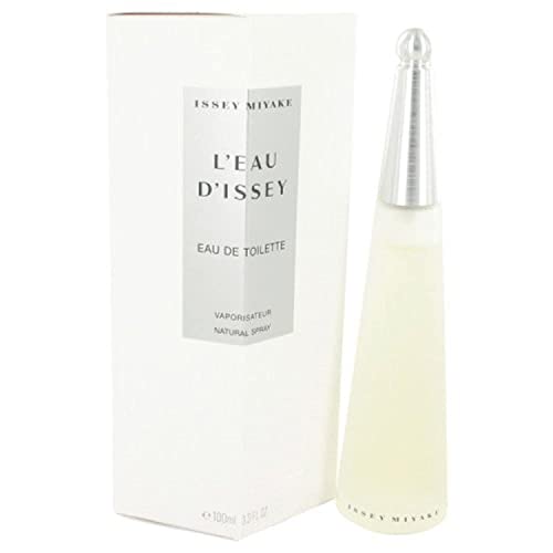 Issey Miyake L'Eau d'Issey Eau de Toilette - Fragrance for Women - Floral & Aquatic, Inspired by the Purity of Water - With Notes of White Flowers, Lotus Rose Accord & Precious Woods Accord - 3.4 oz