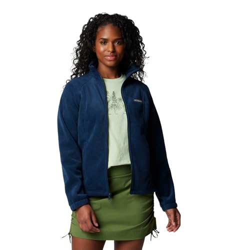 Columbia Womens Benton Springs Full Zip Fleece, Columbia Navy, Medium