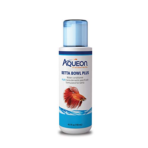 Aqueon Betta Bowl Plus Water Conditioner Neutralizes Chlorine and Ammonia for Betta Fish Tanks - 4 Ounces