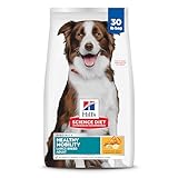 Hill's Science Diet Adult Healthy Mobility Large Breed Dry Dog Food, Chicken Meal, Brown Rice, & Barley, 30 lb. Bag