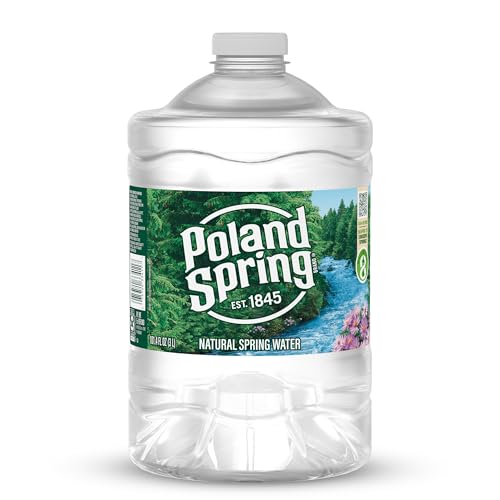 Poland Spring Brand 100% Natural Spring Water, 101.4 Oz Plastic Jug