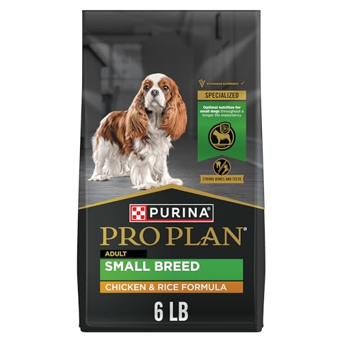 Purina Pro Plan Small Breed Adult Dry Dog Food Chicken & Rice, 6 lb