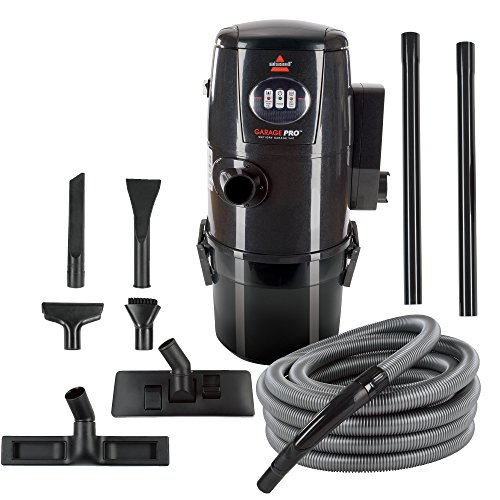 BISSELL Garage Pro Wall-Mounted Wet Dry Car Vacuum/Blower With Auto Tool Kit, 18P03 , Gray