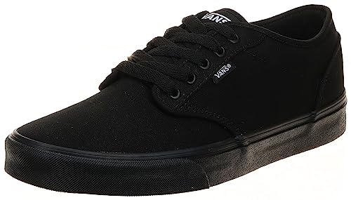 Vans Men's Atwood Sneaker, Canvas Black/Black, 9 M US