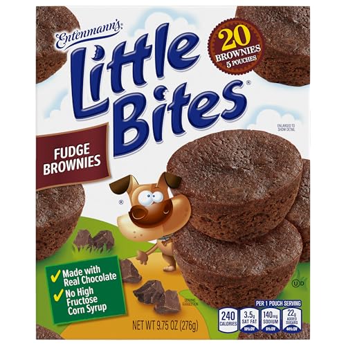 Entenmann's Little Bites Fudge Brownies, 9.75 oz, 5 Count