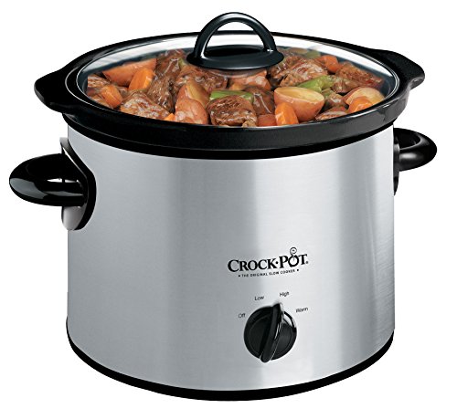 Crock-Pot 3-Quart Manual Slow Cooker, Serves 3+ People, Great for Small Meals