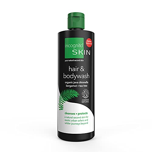 🔥 STARKER PREIS (-35%) Incognito Java Citronella Hair Body Wash 200ml - Insect and Mosquito Repellent - Nourishes and Promotes Healthy Strong Hair and Skin - Suitable For Both Men and Women