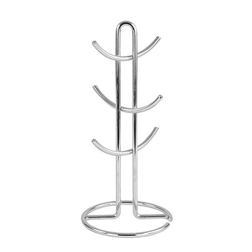 Spectrum Diversified Designs Euro 3 Tier Mug Holder Clean, modern design made from stainless steel