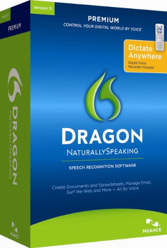 Dragon NaturallySpeaking Premium 11 with Digital Recorder [Old Version]
