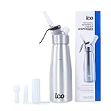 ICO Professional Aluminum Whipped Cream Dispenser for Whipping Cream