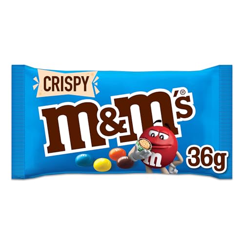 (-58%) M&M'S Crispy Schokolinsen, Schokolade Großpackung für Halloween 24x36g