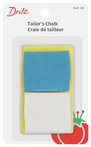 Dritz Tailor's Chalk, 2 Count, White and Blue