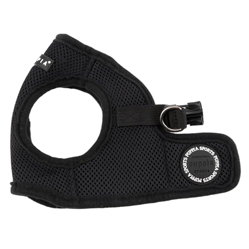 Puppia Soft Vest Harness, XS, Black