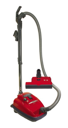 SEBO 9687AM AIRBELT K3 Premium Canister Vacuum Cleaner with 7-Year Motor Warranty, Comes with Powerful ET-1 Powerhead for Pets and Carpeting + Parquet Brush, 37-Foot Operating Radius, Made in Germany