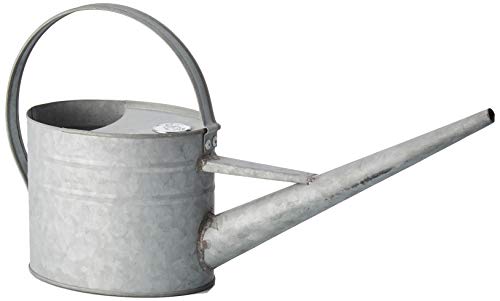 Esschert Design, watering can for indoor plants, flower caster, plant caster, dimensions 42x11x19 cm, capacity 1.5 litres, Silver