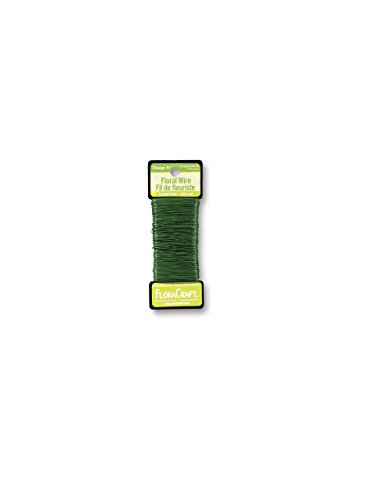 FloraCraft 26 Gauge Floral Wire 270 Feet Green