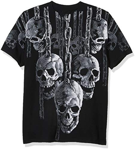 Liquid Blue unisex adult Plus-size Hanging Out T-shirt T Shirt, Black, XX-Large US