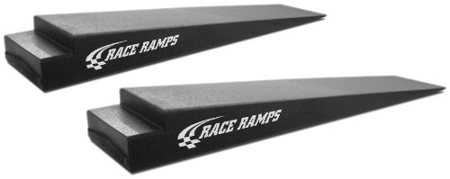 Race Ramps 2-Pack RR-TR-7 Trailer Ramp, Lightweight & Non-Scratch for Maintenance & Display, 7" - Portable Automotive Platform Riser for Loading, Oil Changes and Garage Use