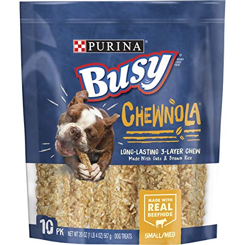 Purina Busy Rawhide Smallmedium Breed Dog Bones Chewnola With Oats