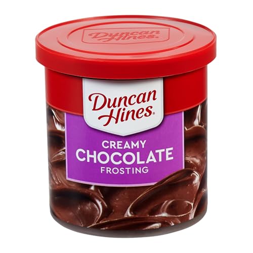 Duncan Hines Creamy Chocolate Flavored Frosting, Halloween Cookie Decorating, 16 oz.