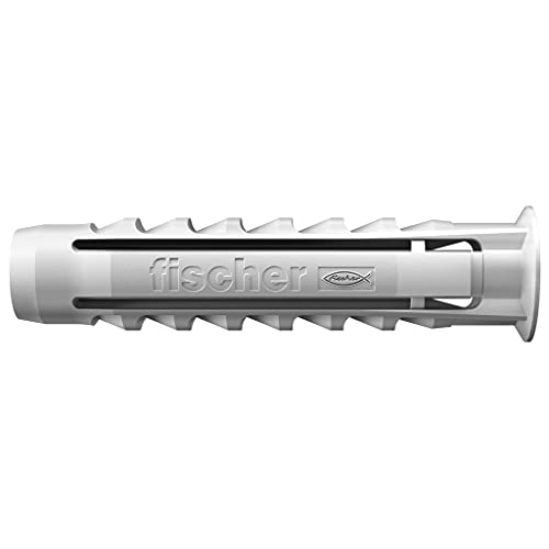 (-23%) fischer Spreizdübel SX 4 x 20, Schachtel mit 200 Nylondübeln, Dübel für optimalen Halt bei Befestigungen in Beton, Hochlochziegel, Porenbeton, Vollziegel uvm.