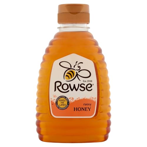 Rowse Honey, Runny Honey, Squeezy bottle, 100% pure & natural, 340g