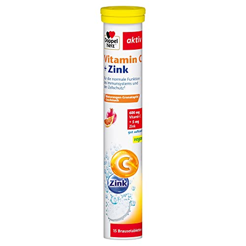🔥 STARKER PREIS (-33%) Doppelherz Vitamin C + Zink - mit Blutorangen-Granatapfel Geschmack