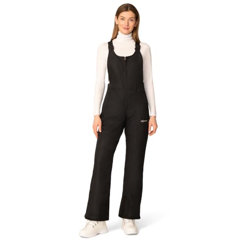 Arctix Women's Essential Insulated Bib Overalls, Black, 2X (20W-22W) Regular
