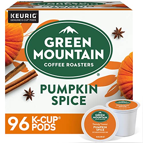 Green Mountain Coffee Roasters Pumpkin Spice Coffee, Keurig Single-Serve K-Cup Pods, Light Roast, 96 Count