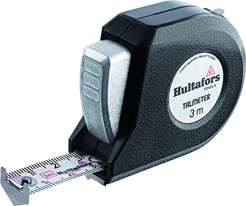 (-14%) Talmeter Bandmaß 3 Meter I Hultafors I 7-in-1 Massband mit patentierter Zusatzfunktion für Innen- und Aussenmessungen I Genauigkeitsklasse II I Made in EU I 359203