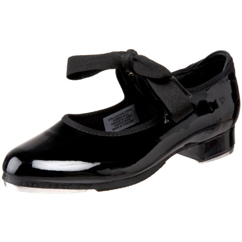 Bloch girls Bloch Girl's Annie Tyette Tap dance shoes, Black Patent, 11 Medium US