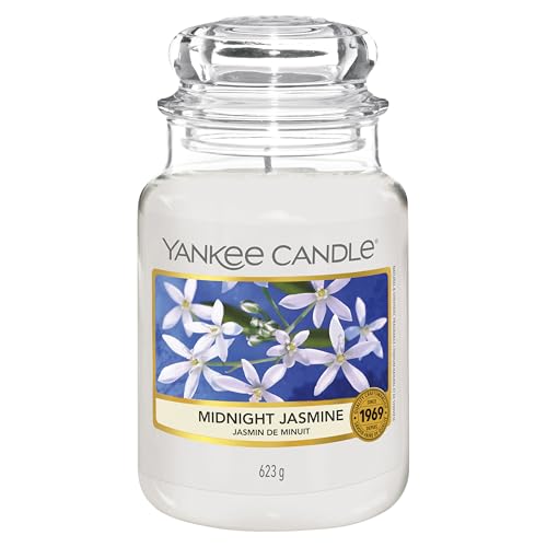 (-37%) Yankee Candle Duftkerze im Glas (groß) | Midnight Jasmine | Kerze mit langer Brenndauer bis zu 150 Stunden | Perfekte Geschenke für Frauen