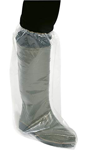 Agritura Disposable overboots 40x50 cm, transparent, 100 pcs/pack