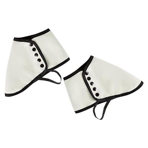 Rubies Men's Roaring 20's Gangster Spats Costume Accessory, White, One Size US for Themed Parties and Halloween